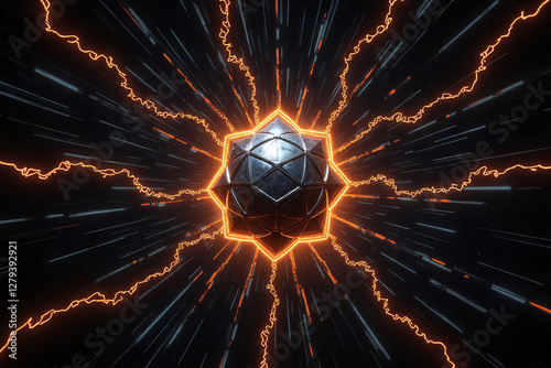 fire, lightning, light, energy