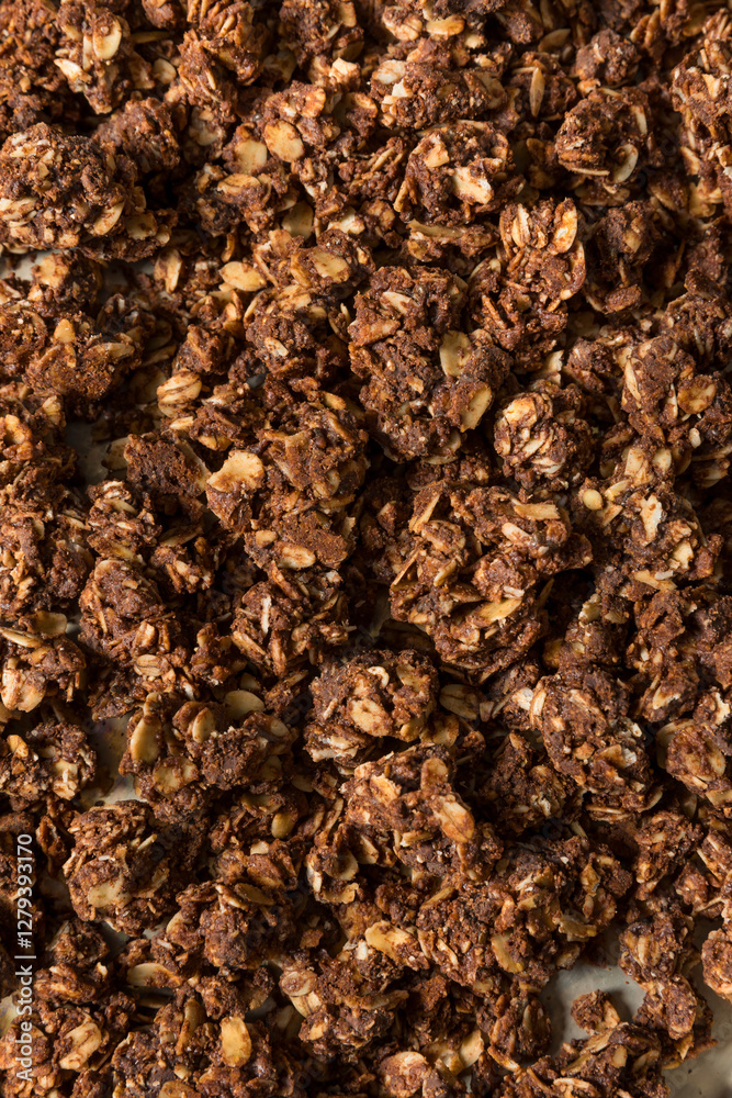 Homemade Healthy Chocolate Granola Breakfast Cereal Homemade Healthy Chocolate Granola Breakfast Cereal