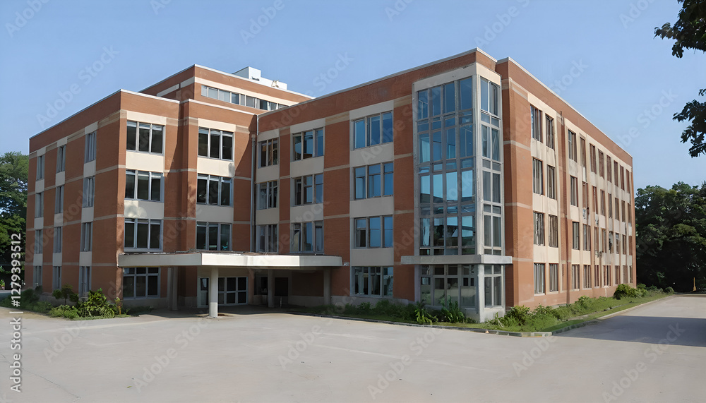 Fototapeta premium Hospital Building