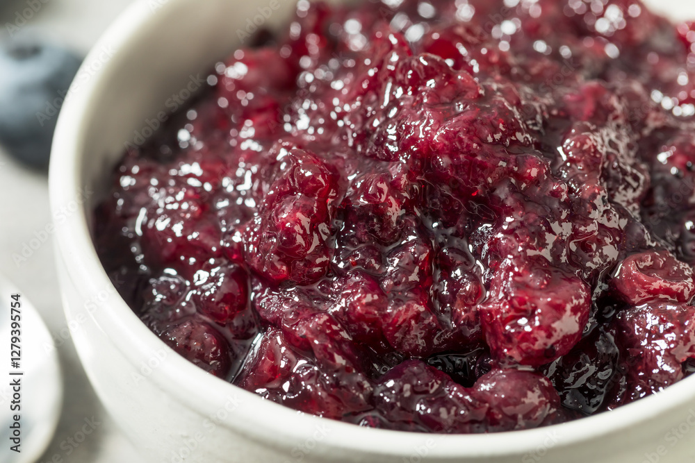 Sweet Homemade Organic Blueberry Jam Sweet Homemade Organic Blueberry Jam