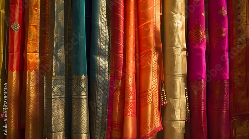 Vibrant Indian Saree Patterns Showcasing Cultural Elegance and Craftsmanship