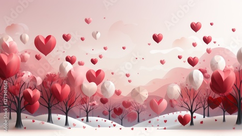 Heartfelt Winter Wonderland: A Valentine's Day Dream