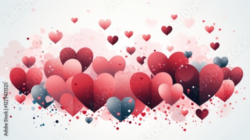 A Romantic Valentine's Day Hearts Design