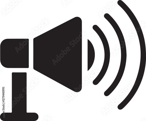 speaker icon vector illustration