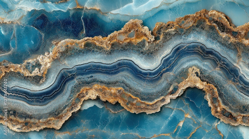 Blue Onyx Marble Texture Background, Swirling Veins, Design Blue Onyx Marble Texture Background, Swirling Veins, Design