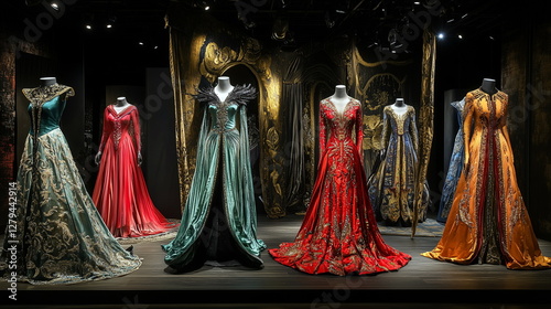 Sumptuous Theatrical Costume with Lavish Embroidery and Beadwork