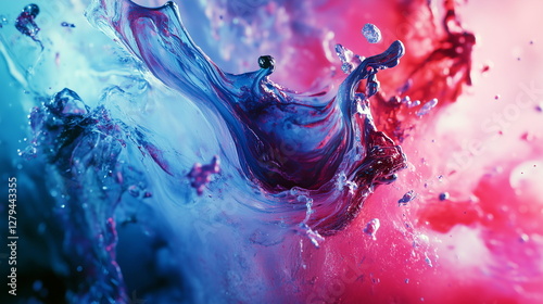 Experimental Abstractionism with Vivid Pigments and Dynamic Textures