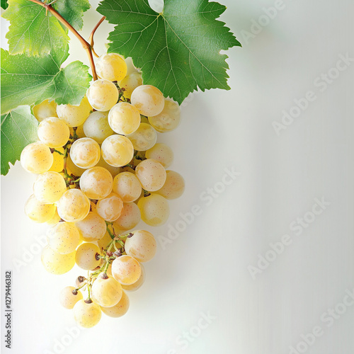 bunch of white grapes
