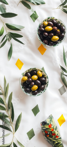 olives and olive oil