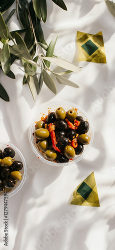 olives and olive oil