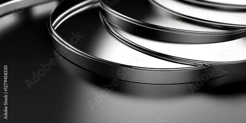 Abstract Metal Rings