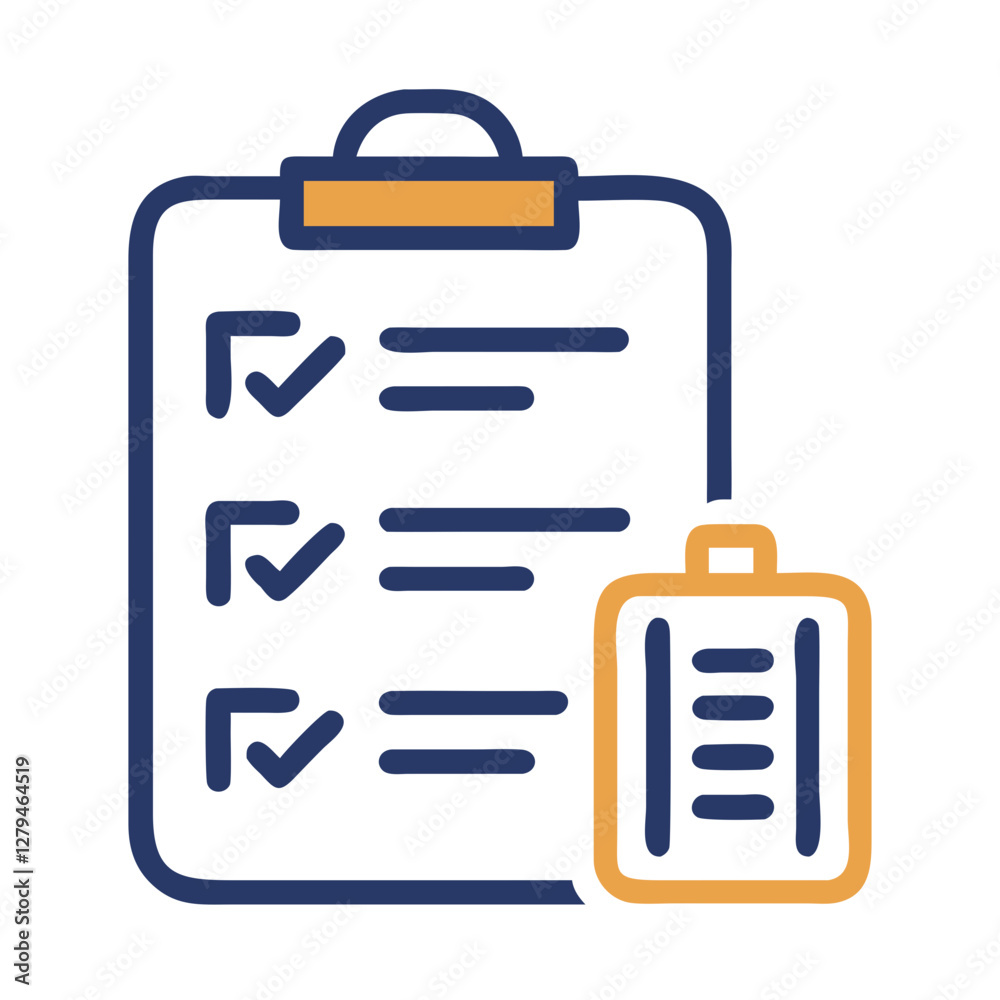 Travel checklist icon for organizing vacation essentials and planning ahead efficiently Travel checklist icon for organizing vacation essentials and planning ahead efficiently