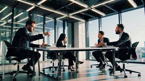 The Business Meeting in Progress