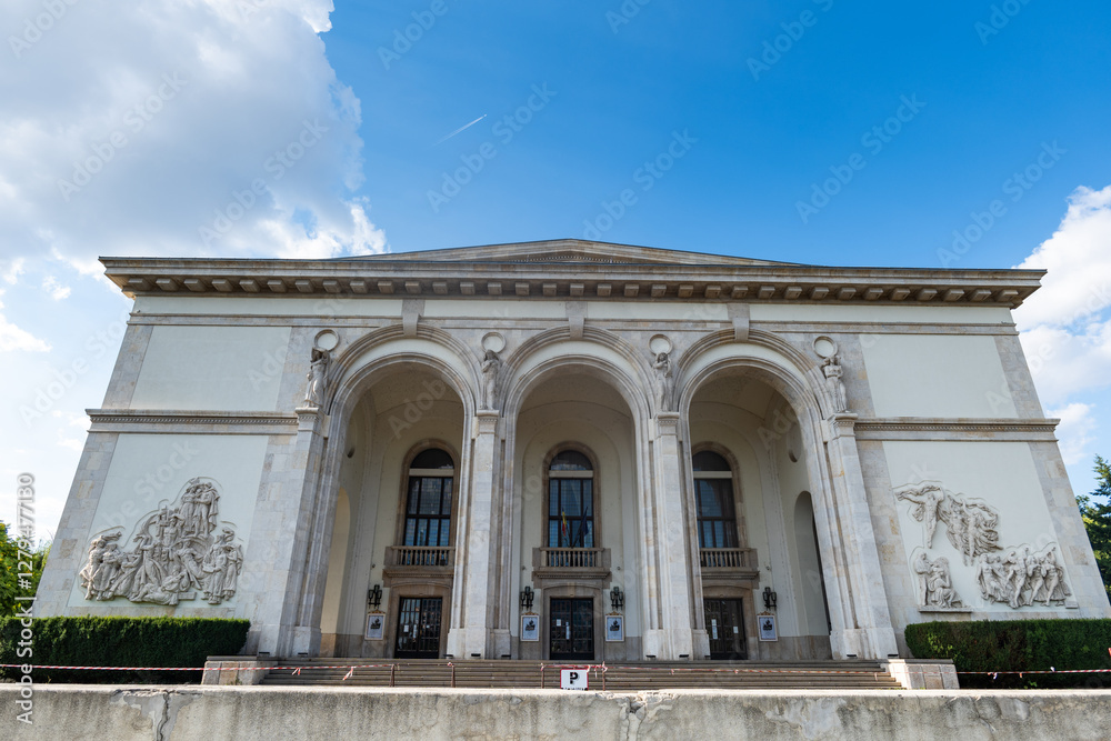 Romanian National Opera building in Bucharest on a sunny summer day Romanian National Opera building in Bucharest on a sunny summer day