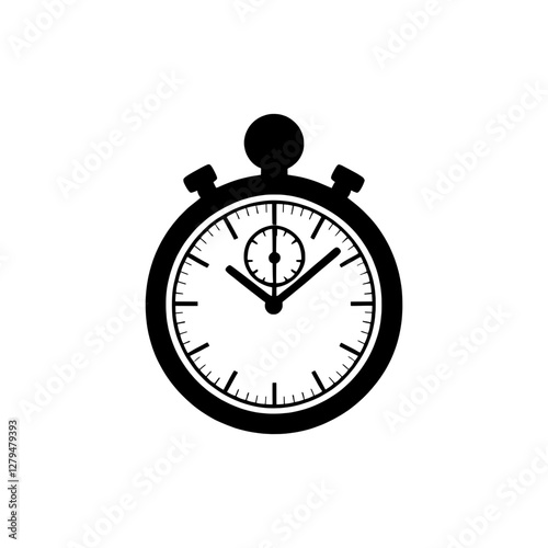 stopwatch, precise icon vector