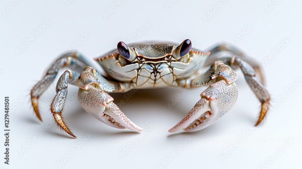Blue crab studio shot, white background, seafood Blue crab studio shot, white background, seafood