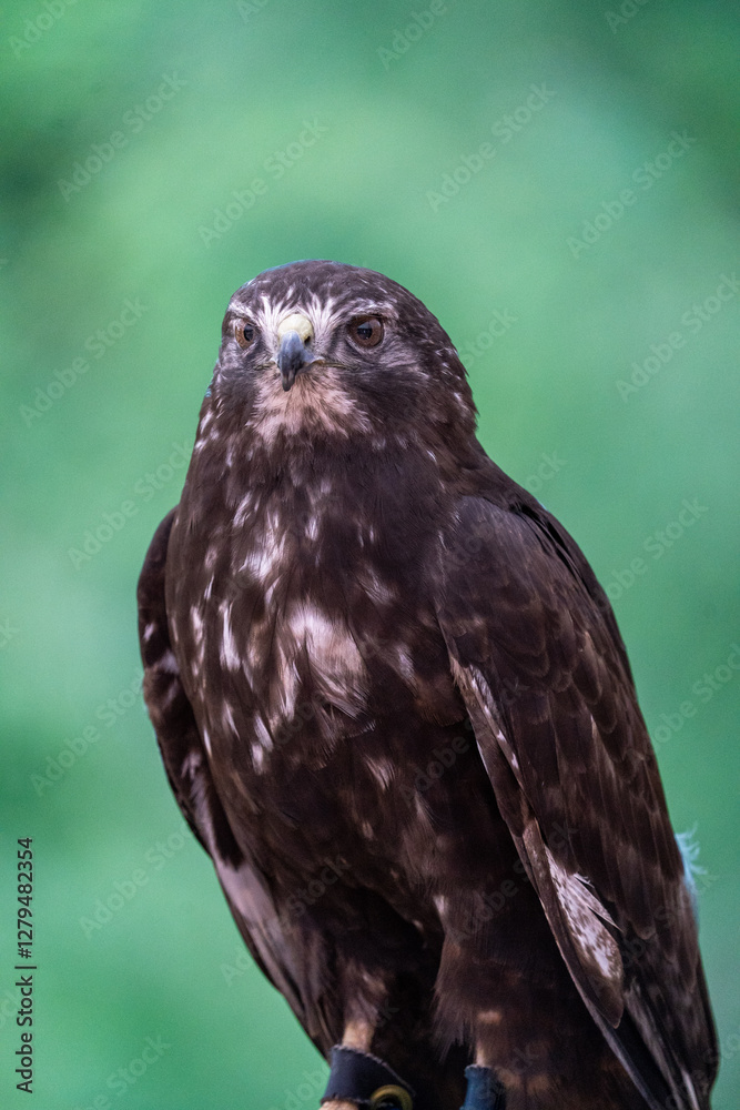 Fototapeta premium A close-up of a hawk, 