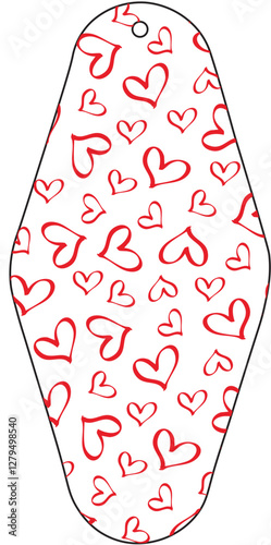 Classic motel Keychain Valentine coquette bow template, Hearts, motel key chain, hotel keychain template, Pattern, Key Ring, keychain bundle, Keychain Pattern, Key Ring Pattern, Key Ring, Round Patter