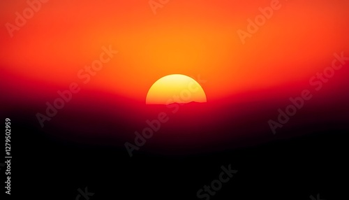 A stunning sunset-inspired duotone gradient background transitioning between warm orange and deep purple, ideal for social media campaigns, event posters, and lifestyle marketing.