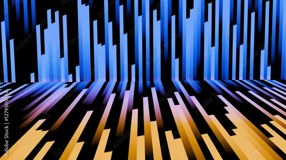 Abstract Neon animation, neon light data lines abstract background 3D video seamless loop gradient.4k Abstract Neon animation, neon light data lines abstract background 3D video seamless loop gradient.4k