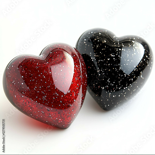 Two Hearts Isolated
