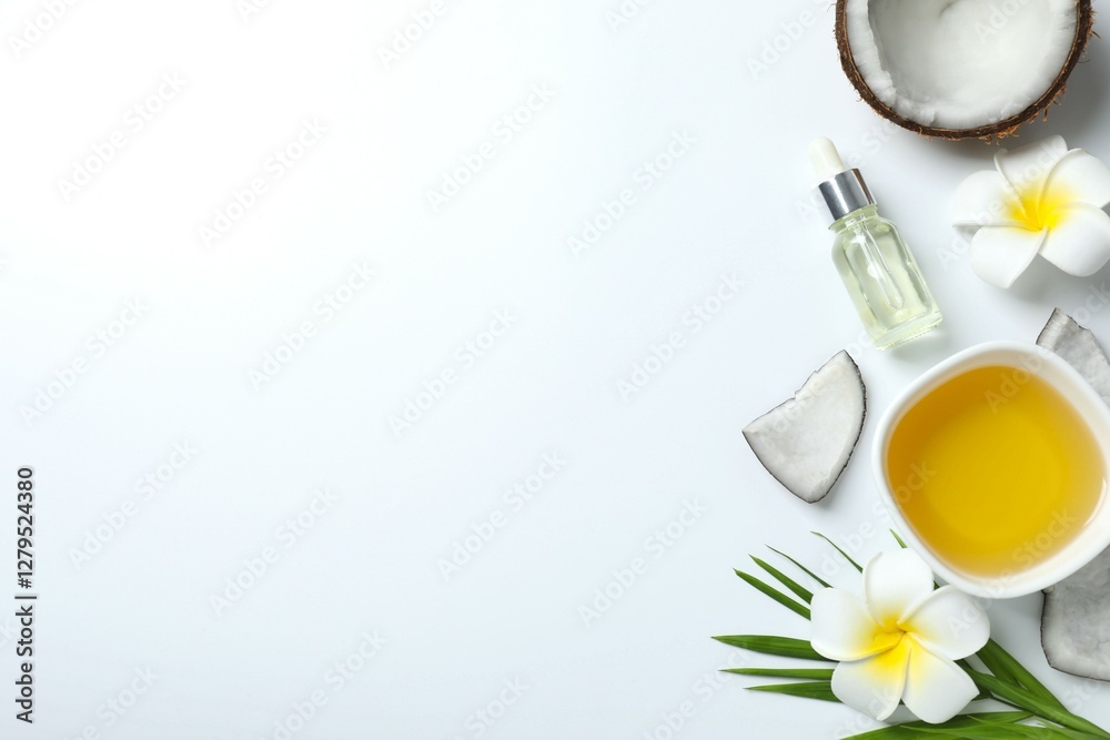 Product for beauty procedures, skin and body care - coconut oil Product for beauty procedures, skin and body care - coconut oil