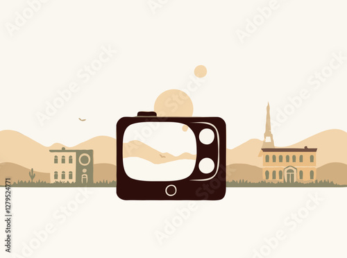 Contemporary Vintage Illustrations for Media