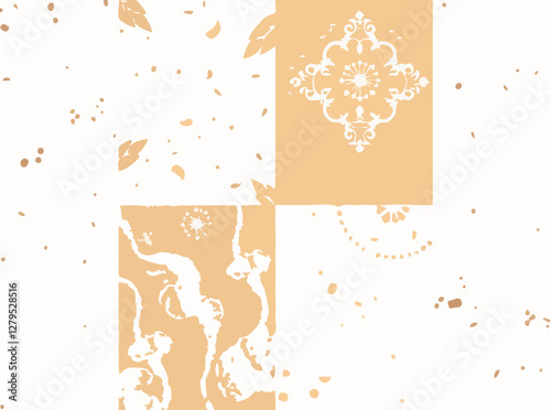 Artistic Vintage Textures for Editorial Publishing