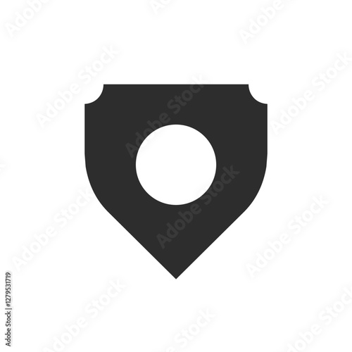 Antivirus, security concept vector icon. Simple element illustration.