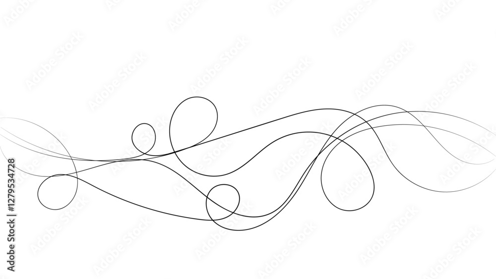 A sophisticated abstract vector illustration showcasing fluid, interlacing black lines on a pristine white background. The design exudes a harmonious blend of movement and tranquility, reminiscent of A sophisticated abstract vector illustration showcasing fluid, interlacing black lines on a pristine white background. The design exudes a harmonious blend of movement and tranquility, reminiscent of