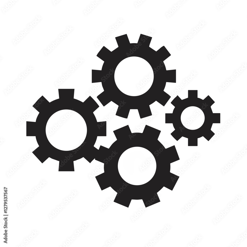 Gears working together in a mechanical environment Gears working together in a mechanical environment