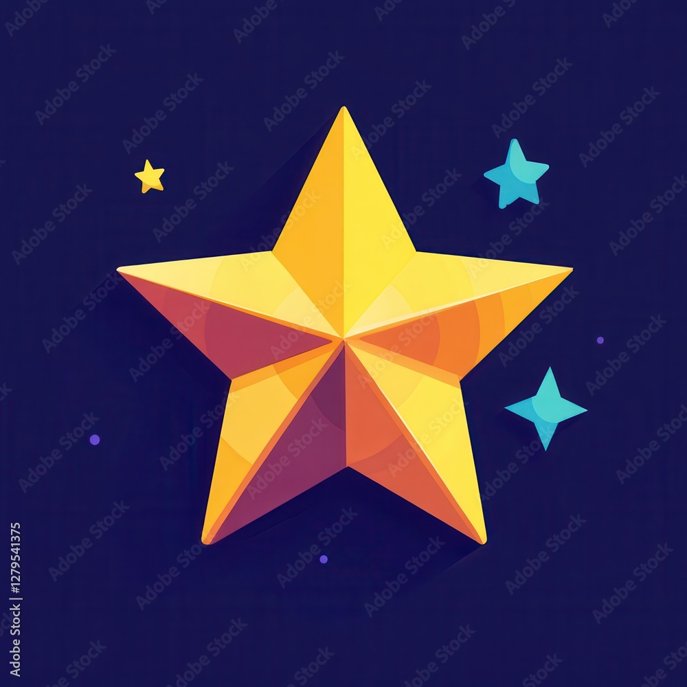 Obraz premium Half Star Symbol: A Unique Glyph Representation for Rating and Review Systems
