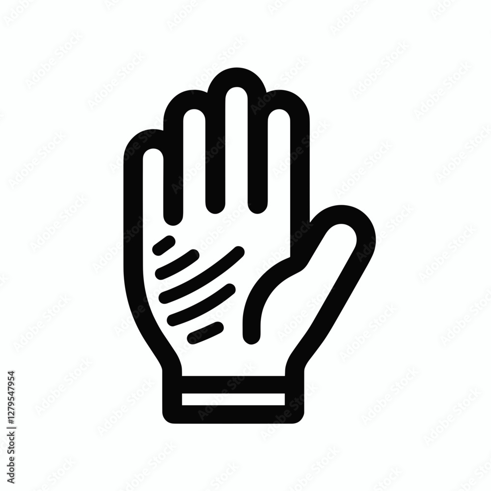 Hand gesture showing stop sign on minimalist background Hand gesture showing stop sign on minimalist background