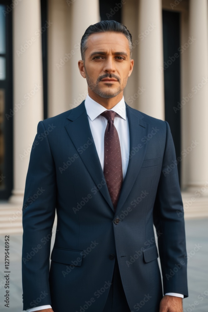 arafed man in a suit and tie standing in front of a building arafed man in a suit and tie standing in front of a building