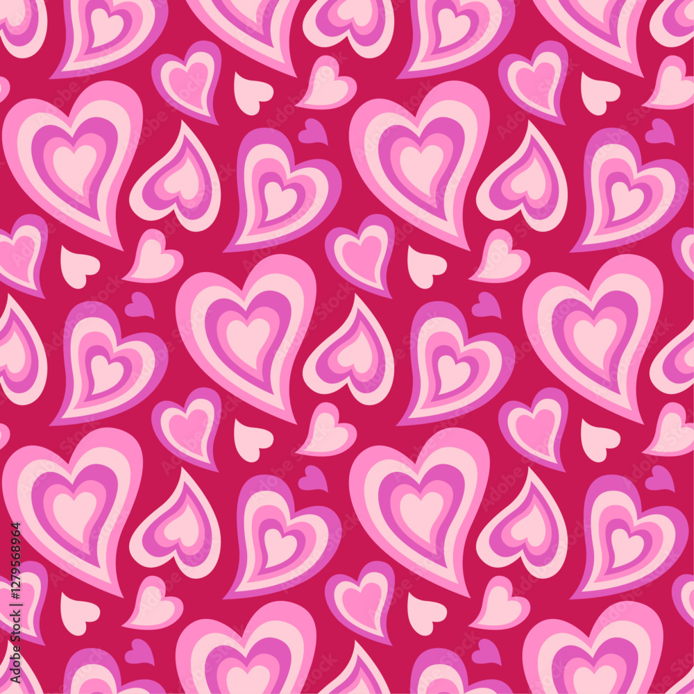 seamless heart pattern and background vector illustration seamless heart pattern and background vector illustration
