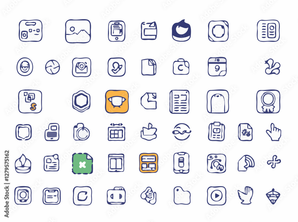 Contemporary App Iconography for Digital Projects Contemporary App Iconography for Digital Projects