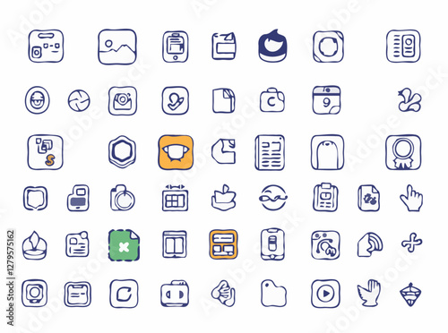 Contemporary App Iconography for Digital Projects