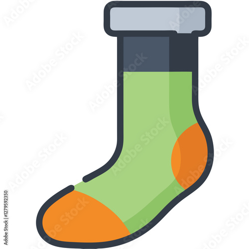 illustration of a pair of socks  vector   