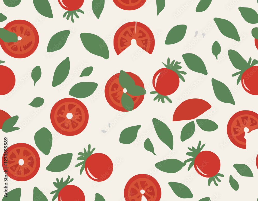 Vue traditionnelle de tête de salade de Caprese 