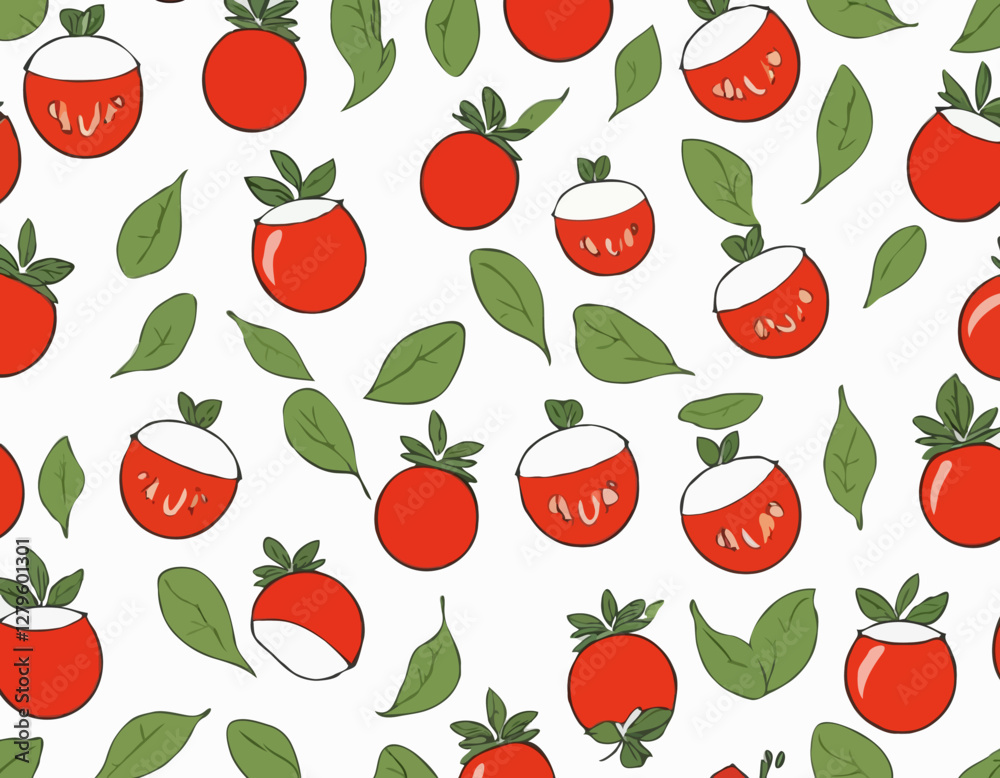 Vue traditionnelle de tête de salade de Caprese 