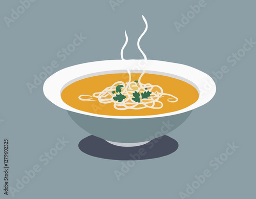 Soupe de nouilles au poulet