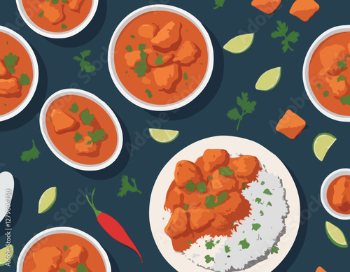 Poulet tikka masala