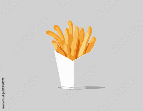 Cuisse de poulet frite tombant en l’air isolée sur blanc