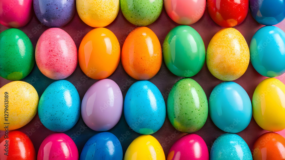 Colorful Easter Eggs Background, Easter 2025 Colorful Easter Eggs Background, Easter 2025