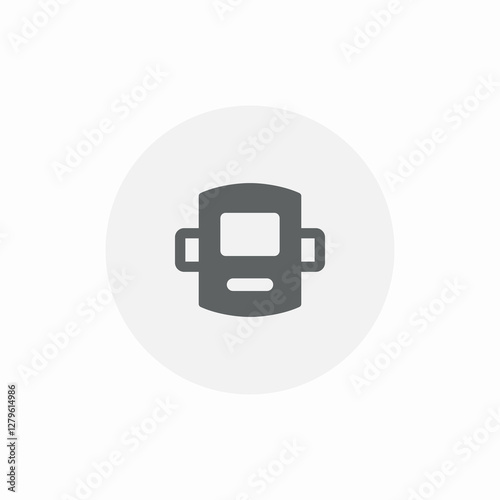 protection welder icon sign vector