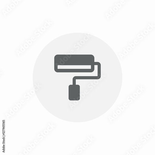 roller painter icon sign vector