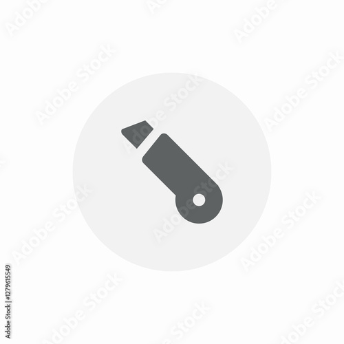 sharp blade tool icon sign vector