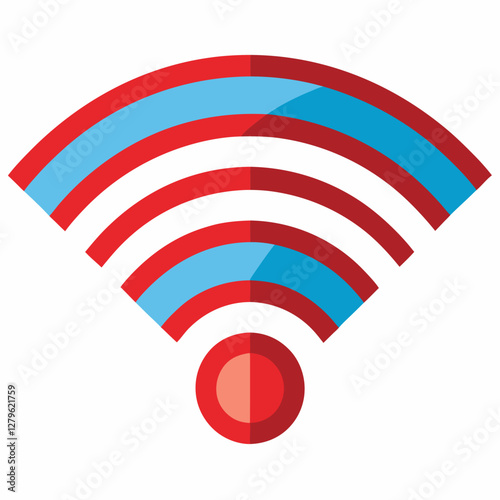 WiFi signal with connectivity strength