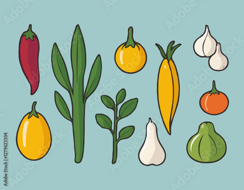 Mélanger légumes frits 