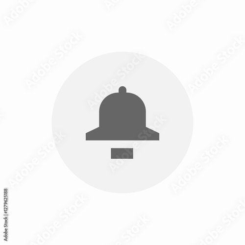 notification bell icon sign vector